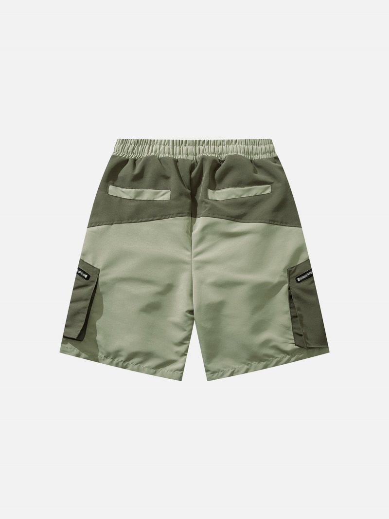 Vert  Short Aelfric Eden Colorblock Large Pocket Cargo - ONQ-9544228